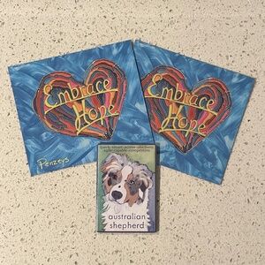 Bundle of 3 Large Magnets - Australian Shephard & Embrace Hope (2)